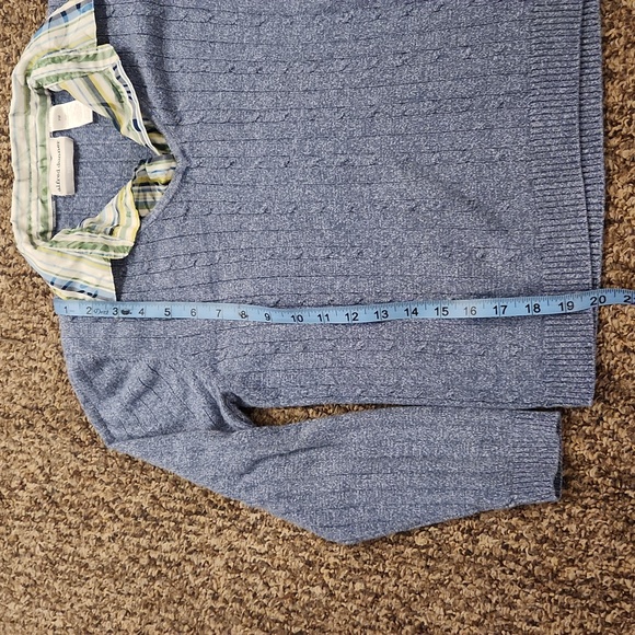 2 Alfred Dunner Sweaters Size Petite M Color Blue - Picture 6 of 11